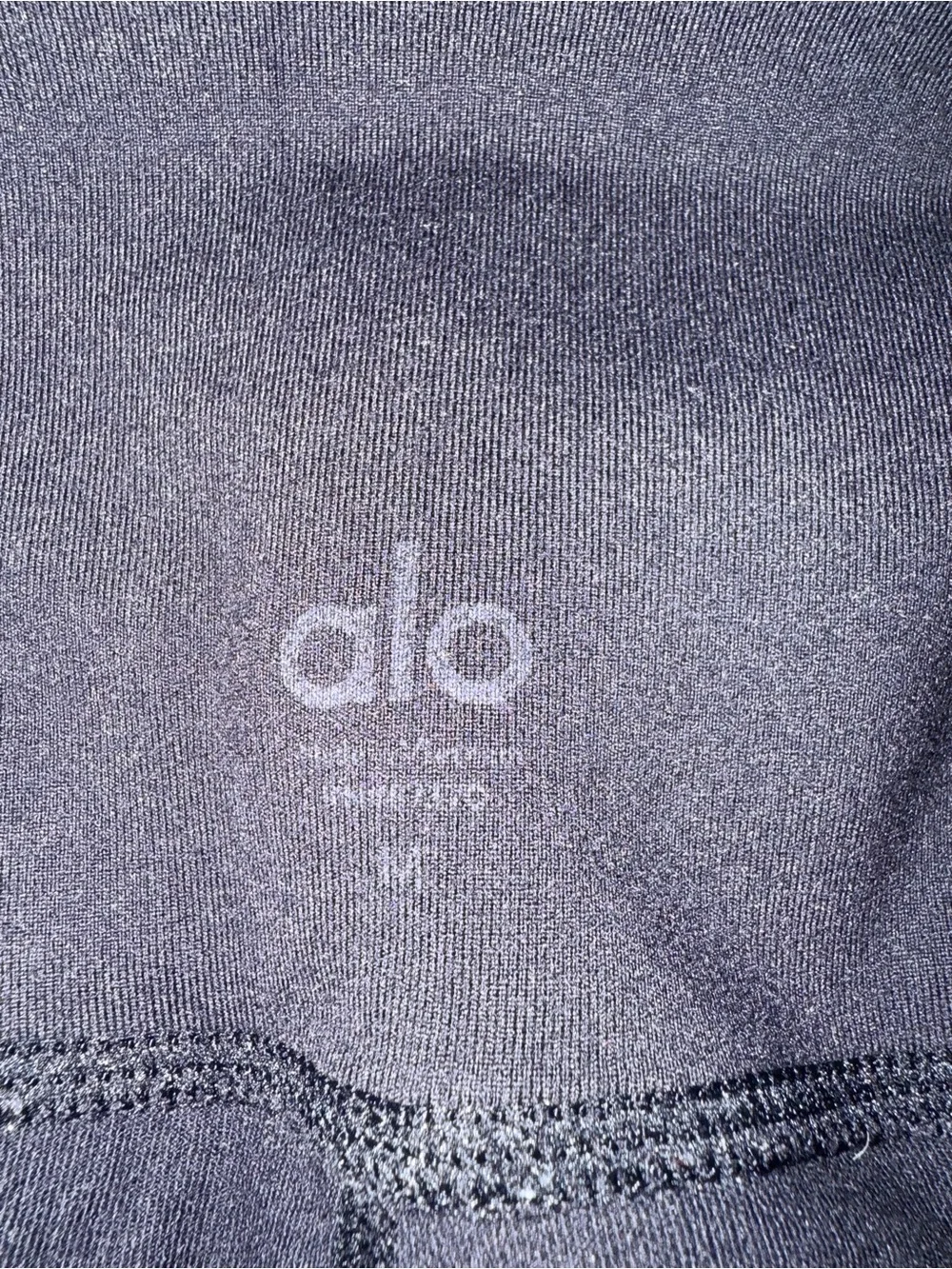 ALO Yoga Black High-Rise Bike Shorts